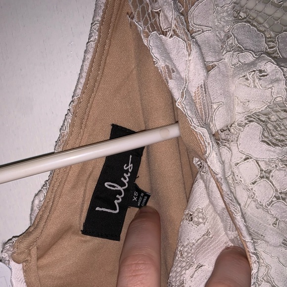Lulu’s White Lace Dress - Picture 4 of 8